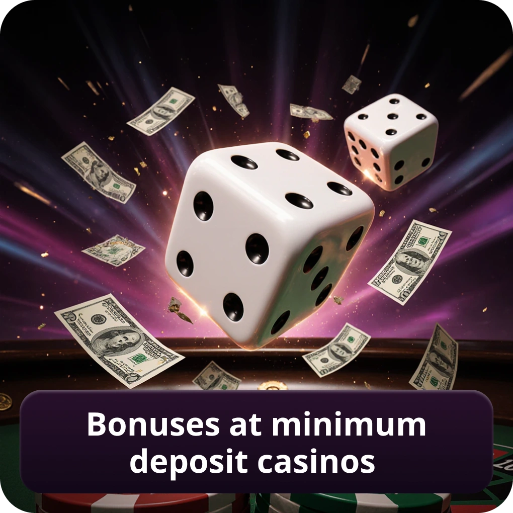 Bonuses at Minimum Deposit Casinos