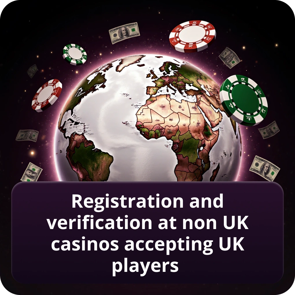 Registration and Verification at Non UK Casinos Accepting UK Players
